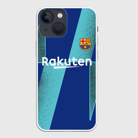 Чехол для iPhone 13 mini с принтом Barcelona PreMatch kit ,  |  | barcelona | champions | laliga | league | messi | spain | барселона | испания | лига | месси | чемпионов