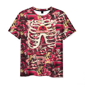 Мужская футболка 3D с принтом Anatomy Park , 100% полиэфир | прямой крой, круглый вырез горловины, длина до линии бедер | anatomy park | dsgnosadchaya | rick  morty | vdosadir | джастин ройланд | дэн хармон | миссикс | плюмбус | рик и морти