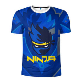 Мужская футболка 3D спортивная с принтом FORTNITE NINJA , 100% полиэстер с улучшенными характеристиками | приталенный силуэт, круглая горловина, широкие плечи, сужается к линии бедра | fnchap2 | fortnite | fortnite 2 | fortnite x | marshmello | ninja | ninja hyper streamer | ninja streamer | streamer | tyler blevins | маршмелло | ниндзя | фортнайт | фортнайт 2 | фортнайт глава 2