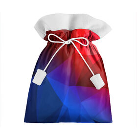 Подарочный 3D мешок с принтом RED&BLUE , 100% полиэстер | Размер: 29*39 см | abstract | abstraction | color | geometry | paitnt | polygon | polygonal | psy | абстракция | геометрия | краски | неоновые | полигоны | психоделика
