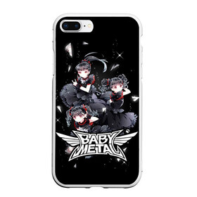 Чехол для iPhone 7Plus/8 Plus матовый с принтом BABYMETAL , Силикон | Область печати: задняя сторона чехла, без боковых панелей | babymetal | moametal | su metal | yuimetal | бэбимэтал | группы | каваий метал | метал | музыка