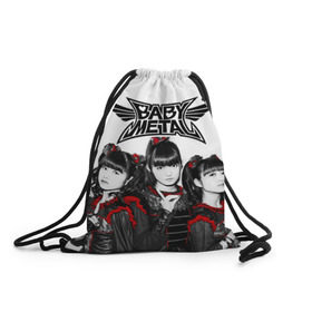 Рюкзак-мешок 3D с принтом BABYMETAL , 100% полиэстер | плотность ткани — 200 г/м2, размер — 35 х 45 см; лямки — толстые шнурки, застежка на шнуровке, без карманов и подкладки | babymetal | moametal | su metal | yuimetal | бэбимэтал | группы | каваий метал | метал | музыка