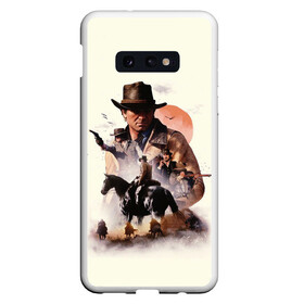 Чехол для Samsung S10E с принтом red dead redemption 2 Art , Силикон | Область печати: задняя сторона чехла, без боковых панелей | rdr 2 | rdr2 | red dead redemption 2 | rockstar | гта про дикий запад | дикий запад | ковбой | рокстар | рэд дэд редемпшн 2 | рэд дэд редемпшн два