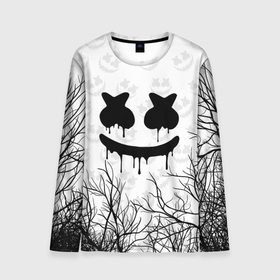 Мужской лонгслив 3D с принтом MARSHMELLO HALLOWEEN , 100% полиэстер | длинные рукава, круглый вырез горловины, полуприлегающий силуэт | america | dj | halloween | marshmello | marshmello halloween | usa | америка | маршмелло | маршмелло хеллоуин | хеллоуин