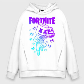 Мужское худи Oversize хлопок с принтом FORTNITE MARSHMELLO , френч-терри — 70% хлопок, 30% полиэстер. Мягкий теплый начес внутри —100% хлопок | боковые карманы, эластичные манжеты и нижняя кромка, капюшон на магнитной кнопке | chapter 2 | fortnite | marshmello | диджей | игры | маршмэллоу | молоток | фортнайт