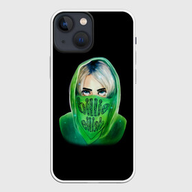 Чехол для iPhone 13 mini с принтом Billie Eilish ,  |  | Тематика изображения на принте: bad | billie | boy | boys | eilish | girl | girls | music | pop | rap | sad | trend | билли | грустно | девочка | девочки | девушка | мальчик | музыка | поп | рэп | тренд | эйлиш