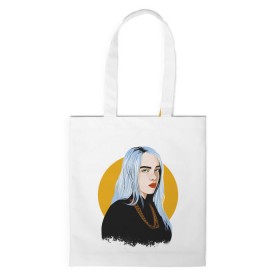 Сумка 3D повседневная с принтом Billie Eilish , 100% полиэстер | Плотность: 200 г/м2; Размер: 34×35 см; Высота лямок: 30 см | bad | billie | boy | boys | eilish | girl | girls | music | pop | rap | sad | trend | билли | грустно | девочка | девочки | девушка | мальчик | музыка | поп | рэп | тренд | эйлиш