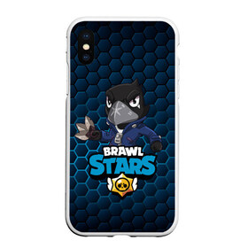 Чехол для iPhone XS Max матовый с принтом Crow (Brawl Stars) , Силикон | Область печати: задняя сторона чехла, без боковых панелей | brawl stars | crow | game | leon | бравл | бравл стар | бравл старс | ворон | ворона | детская | детям | игра | компьютерная игра | кров | леон | персонаж | развлечение