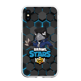 Чехол для iPhone XS Max матовый с принтом Crow (Brawl Stars) , Силикон | Область печати: задняя сторона чехла, без боковых панелей | brawl stars | crow | game | leon | бравл | бравл стар | бравл старс | ворон | ворона | детская | детям | игра | компьютерная игра | кров | леон | персонаж | развлечение