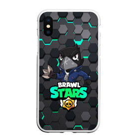 Чехол для iPhone XS Max матовый с принтом Crow (Brawl Stars) , Силикон | Область печати: задняя сторона чехла, без боковых панелей | brawl stars | crow | game | leon | бравл | бравл стар | бравл старс | ворон | ворона | детская | детям | игра | компьютерная игра | кров | леон | персонаж | развлечение