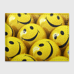 Обложка для студенческого билета с принтом YELLOW SMILE , натуральная кожа | Размер: 11*8 см; Печать на всей внешней стороне | Тематика изображения на принте: emoji | настроение | позитив | смайлики | смайлы | стикеры | текстура смайл | улыбки | фон смайл | эмодзи