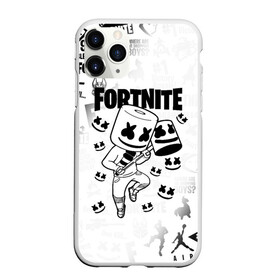 Чехол для iPhone 11 Pro Max матовый с принтом FORTNITE MARSHMELLO , Силикон |  | fnchap2 | fortnite | fortnite 2 | fortnite x | marshmello | ninja | ninja hyper streamer | ninja streamer | streamer | tyler blevins | маршмелло | ниндзя | фортнайт | фортнайт 2 | фортнайт глава 2