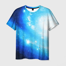 Мужская футболка 3D с принтом ЗВЕЗДНОЕ НЕБО , 100% полиэфир | прямой крой, круглый вырез горловины, длина до линии бедер | galaxy | nebula | space | star | абстракция | вселенная | галактика | звезда | звезды | космический | планеты