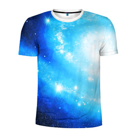 Мужская футболка 3D спортивная с принтом ЗВЕЗДНОЕ НЕБО , 100% полиэстер с улучшенными характеристиками | приталенный силуэт, круглая горловина, широкие плечи, сужается к линии бедра | galaxy | nebula | space | star | абстракция | вселенная | галактика | звезда | звезды | космический | планеты