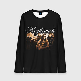 Мужской лонгслив 3D с принтом Nightwish , 100% полиэстер | длинные рукава, круглый вырез горловины, полуприлегающий силуэт | metal | nightwish | symphonic metal | tarja | tarja turunen | turunen | метал | найтвиш | симфоник метал | тарья | турунен