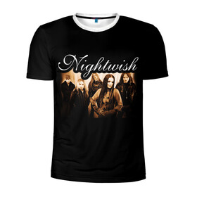 Мужская футболка 3D спортивная с принтом Nightwish , 100% полиэстер с улучшенными характеристиками | приталенный силуэт, круглая горловина, широкие плечи, сужается к линии бедра | Тематика изображения на принте: metal | nightwish | symphonic metal | tarja | tarja turunen | turunen | метал | найтвиш | симфоник метал | тарья | турунен
