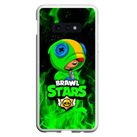 Чехол для Samsung S10E силиконовый с принтом BRAWL STARS LEON | ЛЕОН , Силикон | Область печати: задняя сторона чехла, без боковых панелей | brawl stars | bull | colt | crow | leon | stars | берли | бо | брок | ворон | джесси | динамайк | дэррил | кольт | леон | мортис | нита | пайпер | пенни | поко | пэм | рикошет | спайк | фрэнк | шелли | эль примо