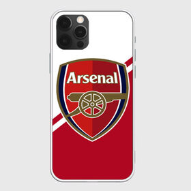 Чехол для iPhone 12 Pro Max с принтом Arsenal FC , Силикон |  | apl | arsenal | fc arsenal | football | англия | апл | арсенал | фк арсенал | футбол