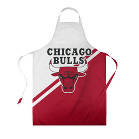 Фартук 3D с принтом Chicago Bulls Red-White , 100% полиэстер | общий размер — 65 х 85 см, ширина нагрудника — 26 см, горловина — 53 см, длина завязок — 54 см, общий обхват в поясе — 173 см. Принт на завязках и на горловине наносится с двух сторон, на основной части фартука — только с внешней стороны | Тематика изображения на принте: bulls | chicago | chicago bulls | nba | баскетбол | буллз | нба | чикаго | чикаго буллз