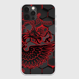 Чехол для iPhone 12 Pro Max с принтом RUSSIA Lifestyle , Силикон |  | aesthetic | collection | fashion | hybrid | original | pro | review | russia | sports | герб | орнамент | россия | рф | спорт | униформа | форма