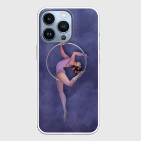 Чехол для iPhone 13 Pro с принтом Воздушная гимнастка ,  |  | aerial gymnastic | gymnastic | gymnastics on cloth | gymnastics on the rings | воздушная гимнастика | гимнастика | гимнастика на кольцах | кольца | полотна | полотно