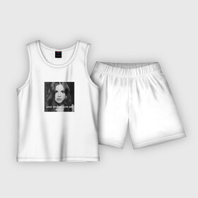 Детская пижама с шортами хлопок с принтом Selena Gomez ,  |  | bieber | gomez | justin | music | selena | бибер | гомез | гомес | джастин | музыка | селена