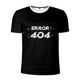 Мужская футболка 3D спортивная с принтом Error 404 , 100% полиэстер с улучшенными характеристиками | приталенный силуэт, круглая горловина, широкие плечи, сужается к линии бедра | 404 | error | error 404 | glitch | soul not found | windows | глитч | глич | код | компьютер | компьютеры | надпись | ошибка | ошибка 404 | прикольная | прикольные | сбой