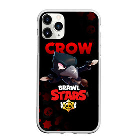 Чехол для iPhone 11 Pro матовый с принтом BRAWL STARS CROW , Силикон |  | brawl stars | bull | colt | crow | leon | stars | берли | бо | брок | ворон | джесси | динамайк | дэррил | кольт | леон | мортис | нита | пайпер | пенни | поко | пэм | рикошет | спайк | фрэнк | шелли | эль примо