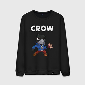 Мужской свитшот хлопок с принтом BRAWL STARS CROW , 100% хлопок |  | brawl stars | bull | colt | crow | leon | stars | берли | бо | брок | ворон | джесси | динамайк | дэррил | кольт | леон | мортис | нита | пайпер | пенни | поко | пэм | рикошет | спайк | фрэнк | шелли | эль примо