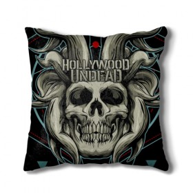 Подушка 3D с принтом Hollywood Undead , наволочка – 100% полиэстер, наполнитель – холлофайбер (легкий наполнитель, не вызывает аллергию). | состоит из подушки и наволочки. Наволочка на молнии, легко снимается для стирки | been | bloody nose | california | hell | lyrics | music | octone | official | psalms | records | rock | song | to | vevo | video | кранккор | метал | рэп рок | электроник