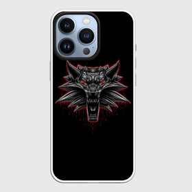 Чехол для iPhone 13 Pro с принтом Медальон Волка ,  |  | the witcher | wolf | белый | ведьмак | волк | волка | геральд | геральт | игра | из ривии | йеннифэр | ласточка | медальон | монстр | монстры | мутант | плотва | сериал | трисс | цири | цирилла | школа