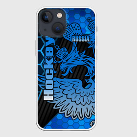 Чехол для iPhone 13 mini с принтом Хоккей ,  |  | aesthetic | fashion | hero | hits | hockey | hybrid | ice | iihf worlds | league | nhl | pro | review | russia | sports | top | герб | орнамент | россия | рф | спорт | униформа | форма | хоккей