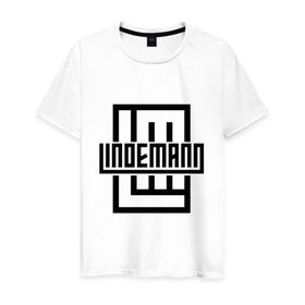 Мужская футболка хлопок с принтом LINDEMANN , 100% хлопок | прямой крой, круглый вырез горловины, длина до линии бедер, слегка спущенное плечо. | f and m. | lindemann | lindemann auf | lindemann steh | skills in | steh auf | steh auf lindemann | линдеманн | тилль линдеманн