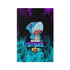 Обложка для паспорта матовая кожа с принтом BRAWL STARS LEON SHARK , натуральная матовая кожа | размер 19,3 х 13,7 см; прозрачные пластиковые крепления | Тематика изображения на принте: brawl stars | bull | colt | crow | leon | leon shark | shark | stars | акула | берли | ворон | динамайк | кольт | леон | леон акула | нита | спайк | шелли | эль примо