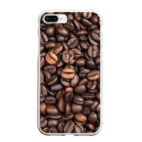 Чехол для iPhone 7Plus/8 Plus матовый с принтом Coffee , Силикон | Область печати: задняя сторона чехла, без боковых панелей | Тематика изображения на принте: cofe | coffe | coffee | кофе | кофеин