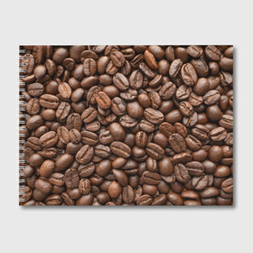 Альбом для рисования с принтом Coffee , 100% бумага
 | матовая бумага, плотность 200 мг. | Тематика изображения на принте: cofe | coffe | coffee | кофе | кофеин