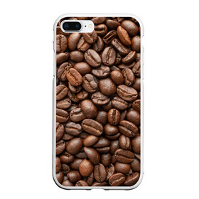 Чехол для iPhone 7Plus/8 Plus матовый с принтом Coffee , Силикон | Область печати: задняя сторона чехла, без боковых панелей | Тематика изображения на принте: cofe | coffe | coffee | кофе | кофеин