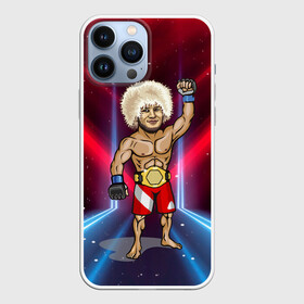 Чехол для iPhone 13 Pro Max с принтом Хабиб Нурмагомедов ,  |  | khabib | mma | ufc | боец | дагестан | даги | единоборства | махачкала | мма | спорт | хабиб | хабиб нурмагомедов | юфс