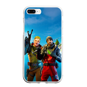 Чехол для iPhone 7Plus/8 Plus матовый с принтом Fortnite Boys Water , Силикон | Область печати: задняя сторона чехла, без боковых панелей | battleroyale | fortnite | fortnitebattleroyale | fortnitebr | fortnites | season 2 | королевская битва | фортнайт