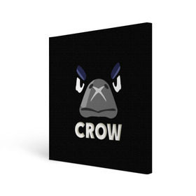 Холст квадратный с принтом Brawl Stars CROW , 100% ПВХ |  | brawl | brawl stars | crow | leon | stars | бравл | бравл старс | браво старс | ворон | ворона | игра | компьютерная | кров | леон | онлайн | старс