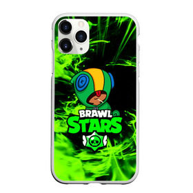 Чехол для iPhone 11 Pro матовый с принтом BRAWL STARS LEON , Силикон |  | android | brawl stars | games | leon | mobile | stars | игры | леон | мобильные игры