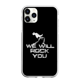 Чехол для iPhone 11 Pro матовый с принтом Queen We Will Rock You , Силикон |  | bohemian | brian | freddie | may | mercury | queen | rhapsody | roger | taylor | богемная | богемская | брайан | джон | королева | меркьюри | мэй | рапсодия | роджер | тейлор | фредди