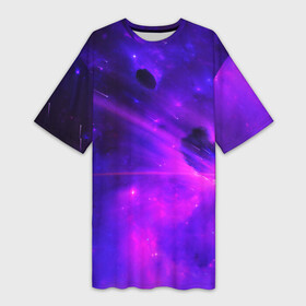 Платье-футболка 3D с принтом Метеориты ,  |  | galaxy | nasa | nebula | space | star | абстракция | вселенная | галактика | звезда | звезды | космический | наса | огонь | планеты
