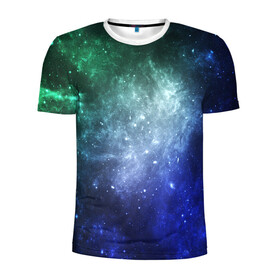 Мужская футболка 3D спортивная с принтом ЗВЁЗДНОЕ НЕБО , 100% полиэстер с улучшенными характеристиками | приталенный силуэт, круглая горловина, широкие плечи, сужается к линии бедра | galaxy | nasa | nebula | space | star | абстракция | вселенная | галактика | звезда | звезды | космический | наса | огонь | планеты