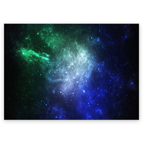Поздравительная открытка с принтом ЗВЁЗДНОЕ НЕБО , 100% бумага | плотность бумаги 280 г/м2, матовая, на обратной стороне линовка и место для марки
 | galaxy | nasa | nebula | space | star | абстракция | вселенная | галактика | звезда | звезды | космический | наса | огонь | планеты