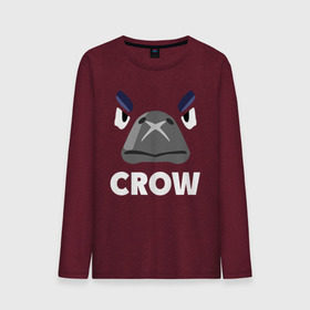 Мужской лонгслив хлопок с принтом Brawl Stars CROW , 100% хлопок |  | brawl | brawl stars | crow | leon | stars | бравл | бравл старс | браво старс | ворон | ворона | игра | компьютерная | костюм | кофта | кров | леон | онлайн | старс