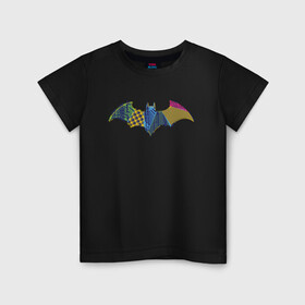Детская футболка хлопок с принтом Batman logo , 100% хлопок | круглый вырез горловины, полуприлегающий силуэт, длина до линии бедер | bat man | batman | batman comics | caped crusader | comics | dark knight | shtatjl | бетмен | брюс уэйн | бэт мен | бэтмен | тёмный рыцарь
