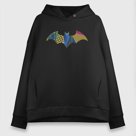 Женское худи Oversize хлопок с принтом Batman logo , френч-терри — 70% хлопок, 30% полиэстер. Мягкий теплый начес внутри —100% хлопок | боковые карманы, эластичные манжеты и нижняя кромка, капюшон на магнитной кнопке | bat man | batman | batman comics | caped crusader | comics | dark knight | shtatjl | бетмен | брюс уэйн | бэт мен | бэтмен | тёмный рыцарь