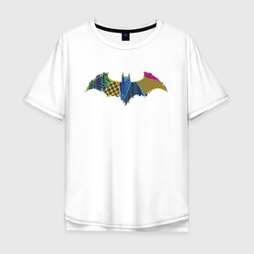 Мужская футболка хлопок Oversize с принтом Batman logo , 100% хлопок | свободный крой, круглый ворот, “спинка” длиннее передней части | bat man | batman | batman comics | caped crusader | comics | dark knight | shtatjl | бетмен | брюс уэйн | бэт мен | бэтмен | тёмный рыцарь