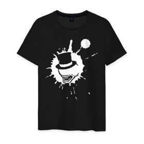Мужская футболка хлопок с принтом Сэр Троглодит - Минимализм , 100% хлопок | прямой крой, круглый вырез горловины, длина до линии бедер, слегка спущенное плечо. | минимализм | сэр троглодит